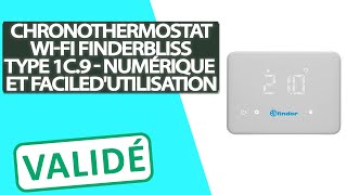 Avis Chronothermostat WiFI numérique Type 1C9 Finder Bliss [upl. by Stelmach]