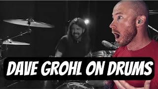 Drummer Reacts To  DAVE GROHL PLAYING DRUMS FIRST TIME HEARING [upl. by Philips875]