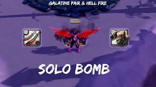 l Albion Online ZVZ l Galatine Pair and Hellfire Hands  SoloBomb [upl. by Tore]