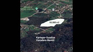 KartepeSuadiye Satılık Fırsat Arazi 18000 m2 [upl. by Eula]