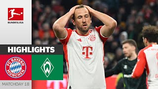 Defeated Bremen Shocks Bayern  FC Bayern  Bremen 01  Highlights  Matchday 18 – Bundesliga [upl. by Akcirehs94]