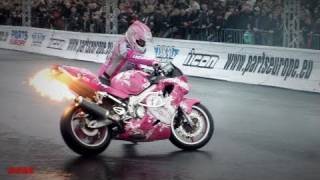 MotormagazinTV  Stuntgirl MaiLin [upl. by Arayk]