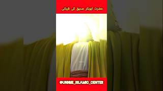 The sacrifice of Hazrat Abu bakr RA 😱 shorts islamicstory islam story [upl. by Camile]