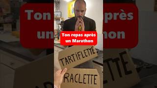 Après un marathon Tartiflette ou raclette [upl. by Decca]