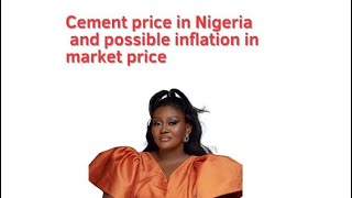 Price of cement in the Nigerian market Fandfglobal [upl. by Annayi]