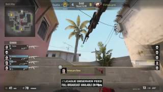 Snax INSANE failed 1v4 vs fnatic  CSGO ELEAGUE Season 1 Final [upl. by Ettenahs]