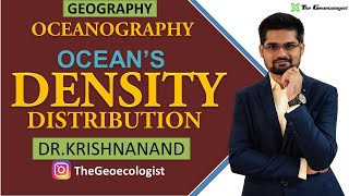 Oceans Density Distribution Pycnocline  Oceanography Dr Krishnanand [upl. by Caton]