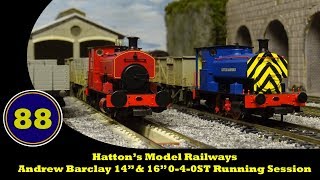 Hattons Model Railways  Andrew Barclay 040ST  Running Session [upl. by Eciened]