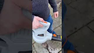 How to use the VonHaus Corded Leaf Blower leafblower gardeningtips gardeningideas [upl. by Hurwitz]