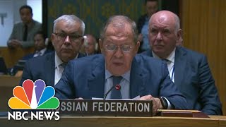 Lavrov Walks Out Of UN Meeting As West Confronts Russia Over War In Ukraine [upl. by Roseline186]