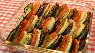 Receta fácil de Ratatouille verduras al horno [upl. by Zia]