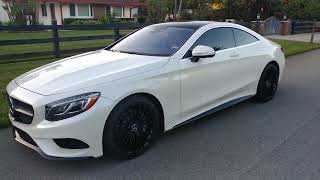 2017 MercedesBenz S550 Coupe 4matic AMG for sale eBay Diamond white💎Blacked out trim [upl. by Nav25]