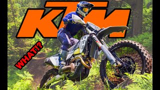 KTM Engineers Testing 2024 Husqvarna Enduro Line Up  FE amp TE Range [upl. by Annuahsal]