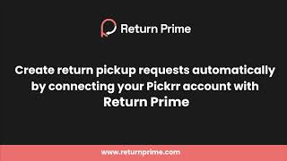 How to connect your Pickrr account with Return Prime to auto generate reverse pickup [upl. by Debor]