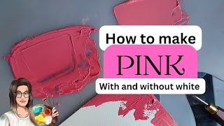 How to make Pink color with and without white [upl. by Vano939]