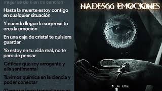 HADES66  EMOCIONES LETRA [upl. by Tombaugh]