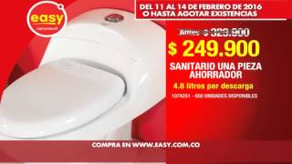 201602 Cencosud Easy 1112Feb Sanitario 10 Segundos YT [upl. by Bathsheeb]