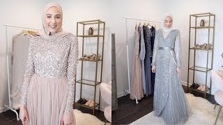 ASOS Modest Evening Gown TryOn Haul  The Struggle Is Real [upl. by Bloem398]