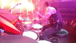 Maluma  Carnaval Live DrumCam Medellin Miguel Ortiz quotTitiquot [upl. by Dadinirt]