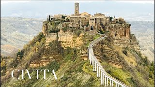 Civita di Bagnoregio  a village in the clouds [upl. by Sirk]