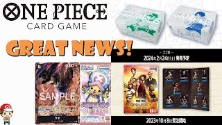 Good News for the One Piece TCG New Products amp More Available Cards One Piece TCG News [upl. by Leclair]