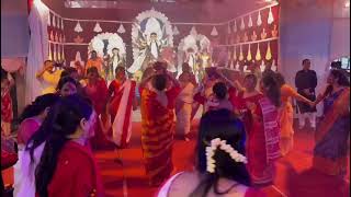 Before Durga Visarjan Performance trending shortvideosong hindugod music [upl. by Leelah]