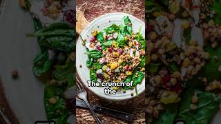 Quick amp Easy Cashew Spinach Salad [upl. by Copland]