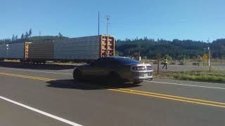 Thursday afternoon Run Part 2 Portland amp Western 2316 arriving at Stimson lumber mill in Gaston OR [upl. by Hemminger]