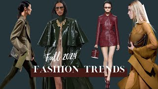 10 Big Fashion Trends For FallWinter 202425 [upl. by Worsham]