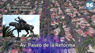 Tour Vitual y Tecnico Medio Maraton CdMx 2024 [upl. by Poll]