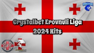 2024 Crystalbet Erovnuli Liga Kits [upl. by Latouche689]