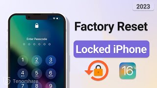 How to Factory Reset iPhone When Locked 2023 iOS 17 [upl. by Westfahl]