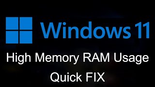 FIX Windows 11 High Memory Usage  How to Fix 100 CPU Usage Windows 11 in HINDIURDU [upl. by Ita]