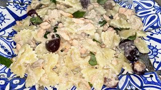 FARFALLE SALMONE AFFUMICATO TONNO E OLIVE [upl. by Annabal]