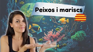 🐟 Vocabulari de PEIXOS i MARISCS en català  FRASES FETES amb peixos [upl. by Thay706]