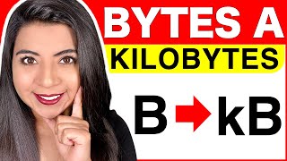 CONVERTIR de BYTES A KILOBYTES EJEMPLOS y EXPLICACIÓN COMPLETA [upl. by Nysa156]