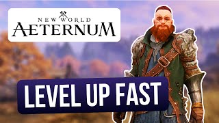 Fastest leveling build  New World Aeternum guide [upl. by Ennove]