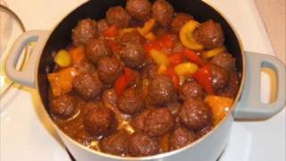 EASY Sweet Sour Meatballs [upl. by Driscoll]