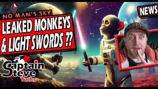 No Mans Sky Leaked Items  Are We Getting Laser Swords And Monkeys   Captain Steve Talks NMS News [upl. by Ojiram866]