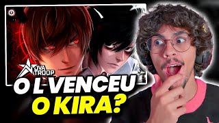 QUE COMBINAÇÃO FDA REAGINDO a Sacrilégio Inepto  Novatroop  L e Kira Death Note [upl. by Kalin]