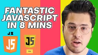 JavaScript in 8 Minutes 👩‍💻 [upl. by Juley]