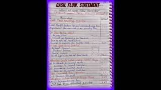 Cash flow statement format education accounting shorts shortsvideo cashflow video [upl. by Strickman134]