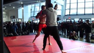 UFC on FOX 22 Sage Northcutt Open Workout Complete [upl. by Laverne]