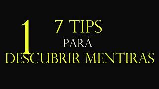 TIPS PARA DETECTAR MENTIRAS [upl. by Zacarias616]