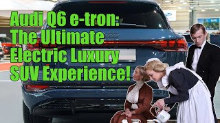 2025 Audi Q6 etron interior design and features review [upl. by Enomyar]