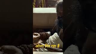 ओला का आनंद लेते हुए बाबा जी shorts [upl. by Magna]