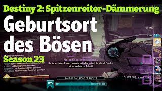 Destiny 2  SpitzenreiterDämmerungsstrike quotGeburtsort des Bösenquot mit 2 Titans und 1 WL Season 23 [upl. by Gottwald]