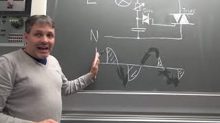 Erklärung der Phasenanschnittsteuerung mit Diac und Triac [upl. by Ahsineb]