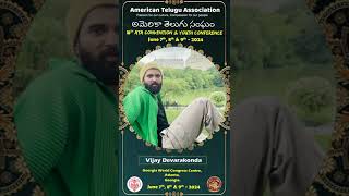 Vijay Devarakonda Invitation for ATA Convention in Atlanta [upl. by Alfreda]