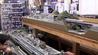 N scale running Kato Shinkansen 0  Ppopondetta Akihabra [upl. by Kruger]